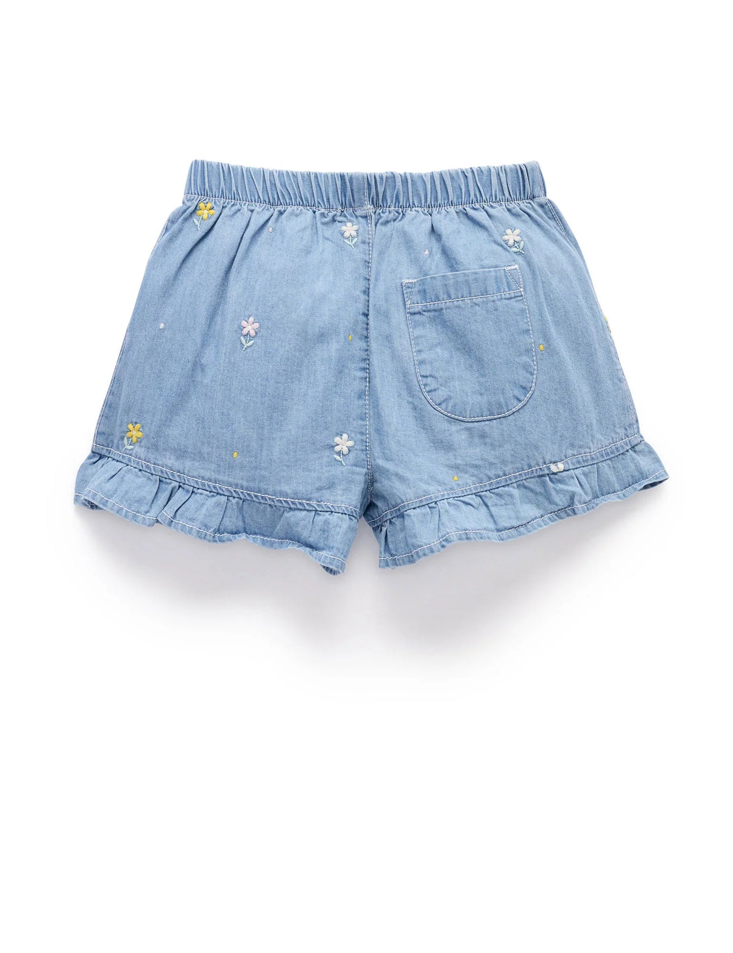 Daisy Embroidered Shorts