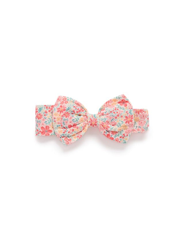 Summer Floral Festive Bow Headband