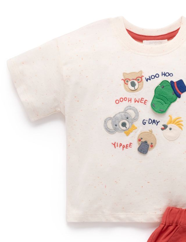 Party Chatter Tee & Shorts Set