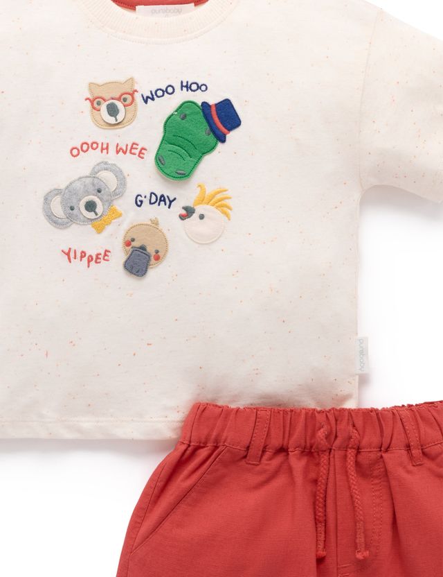 Party Chatter Tee & Shorts Set