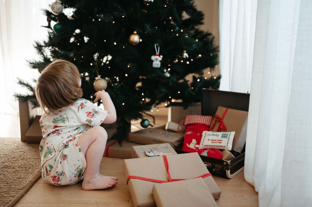 Christmas Wishes Button Up PJ Set