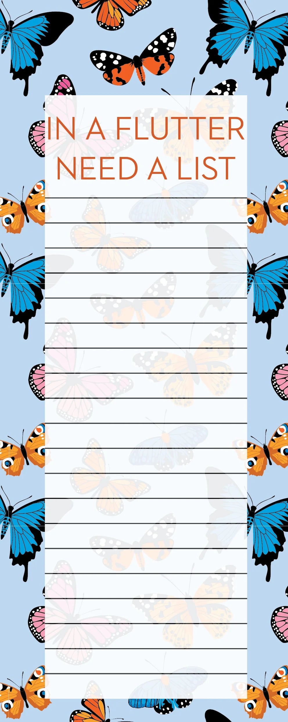 Shopping List - Butterfly