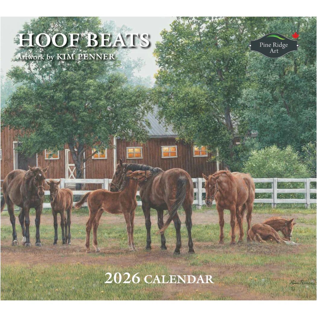 Pine Ridge 2026 Calendar - Hoof Beats