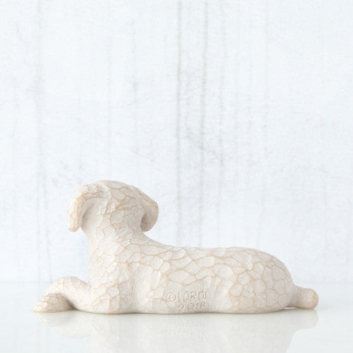 Willow Tree - Love my Dog (Small, Lying)