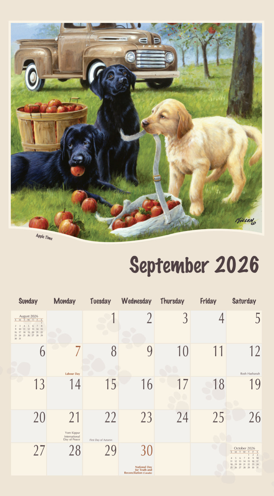 Pine Ridge 2026 Calendar - Must Love Dogs