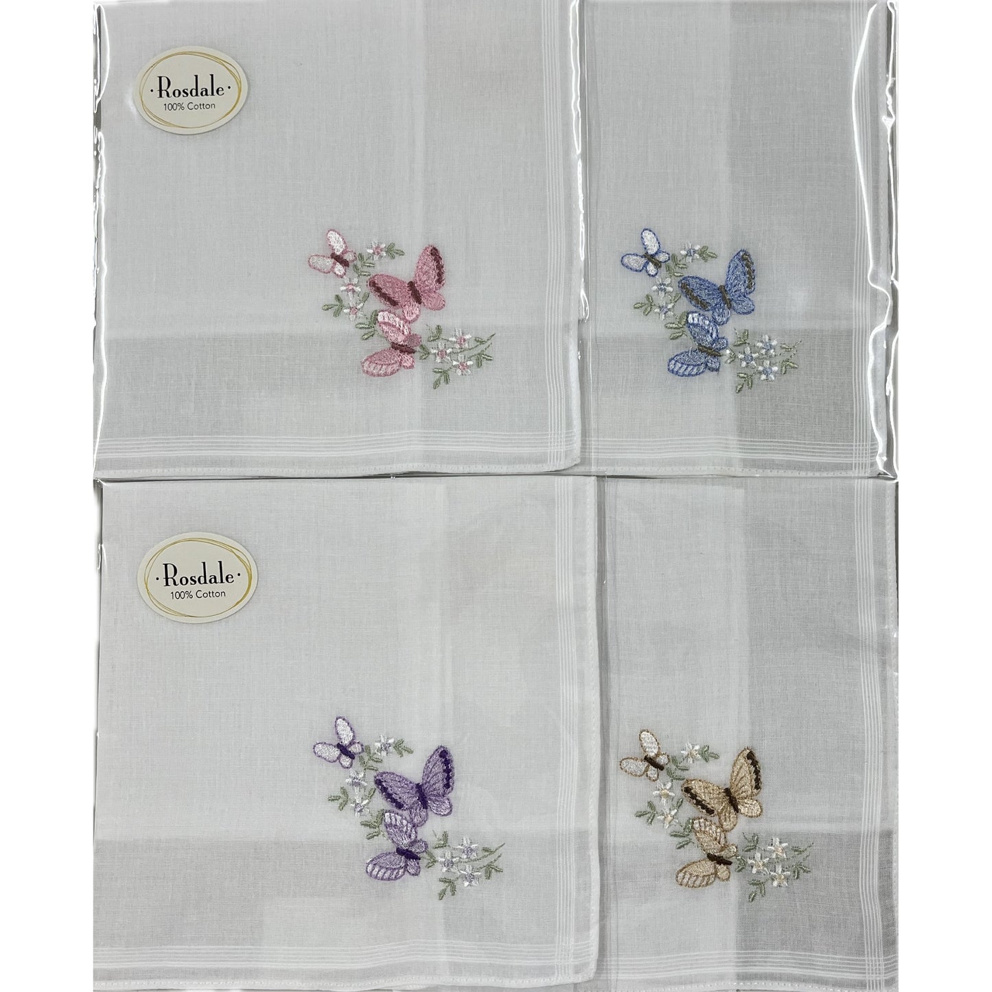 Ladies Handkerchief - Butterflies