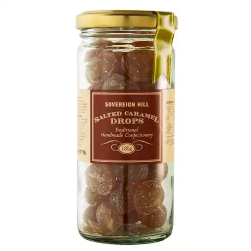 Sovereign Hill Confec. Salted Caramel Drops 175g