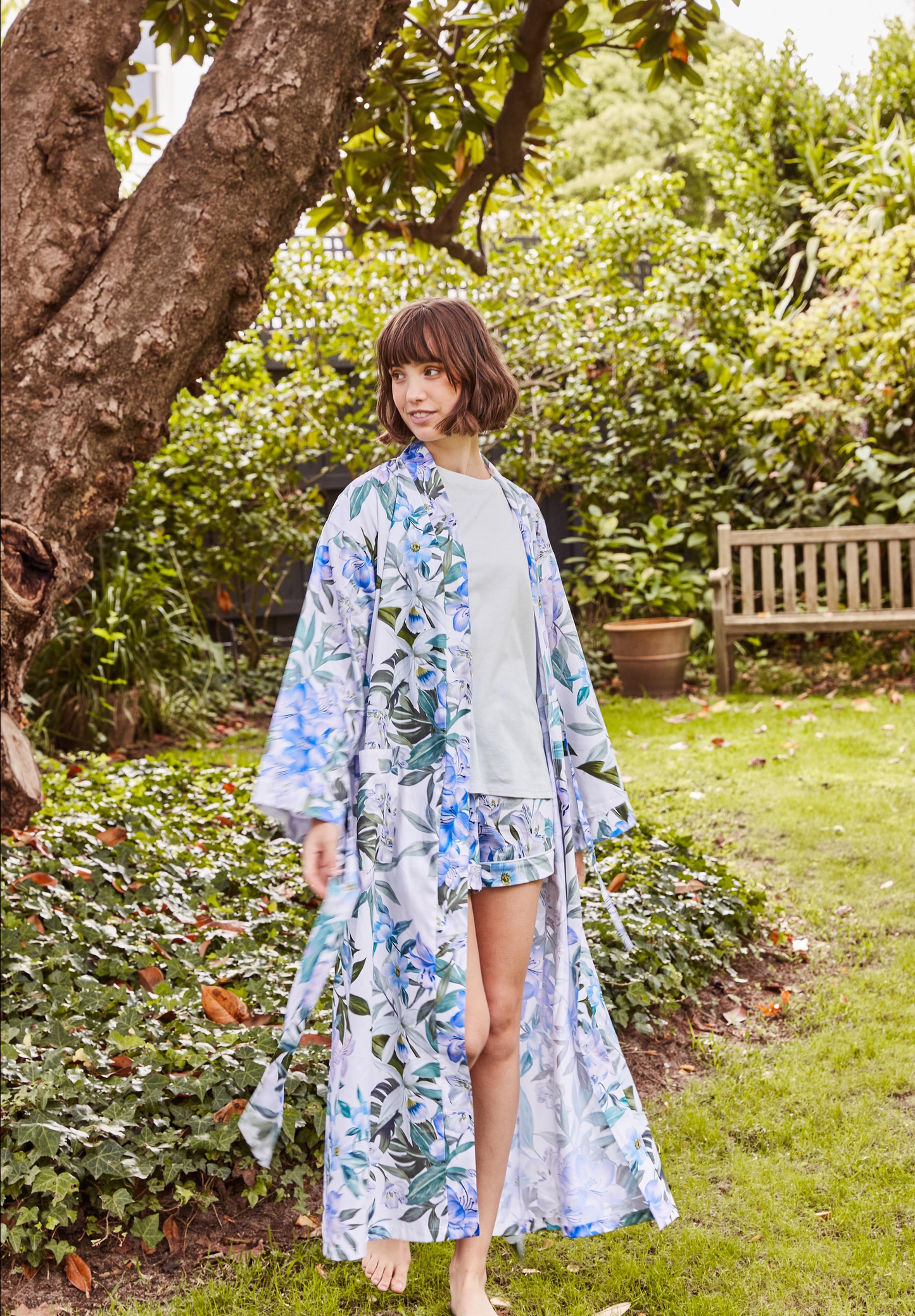 Blue Nymph Long Robe