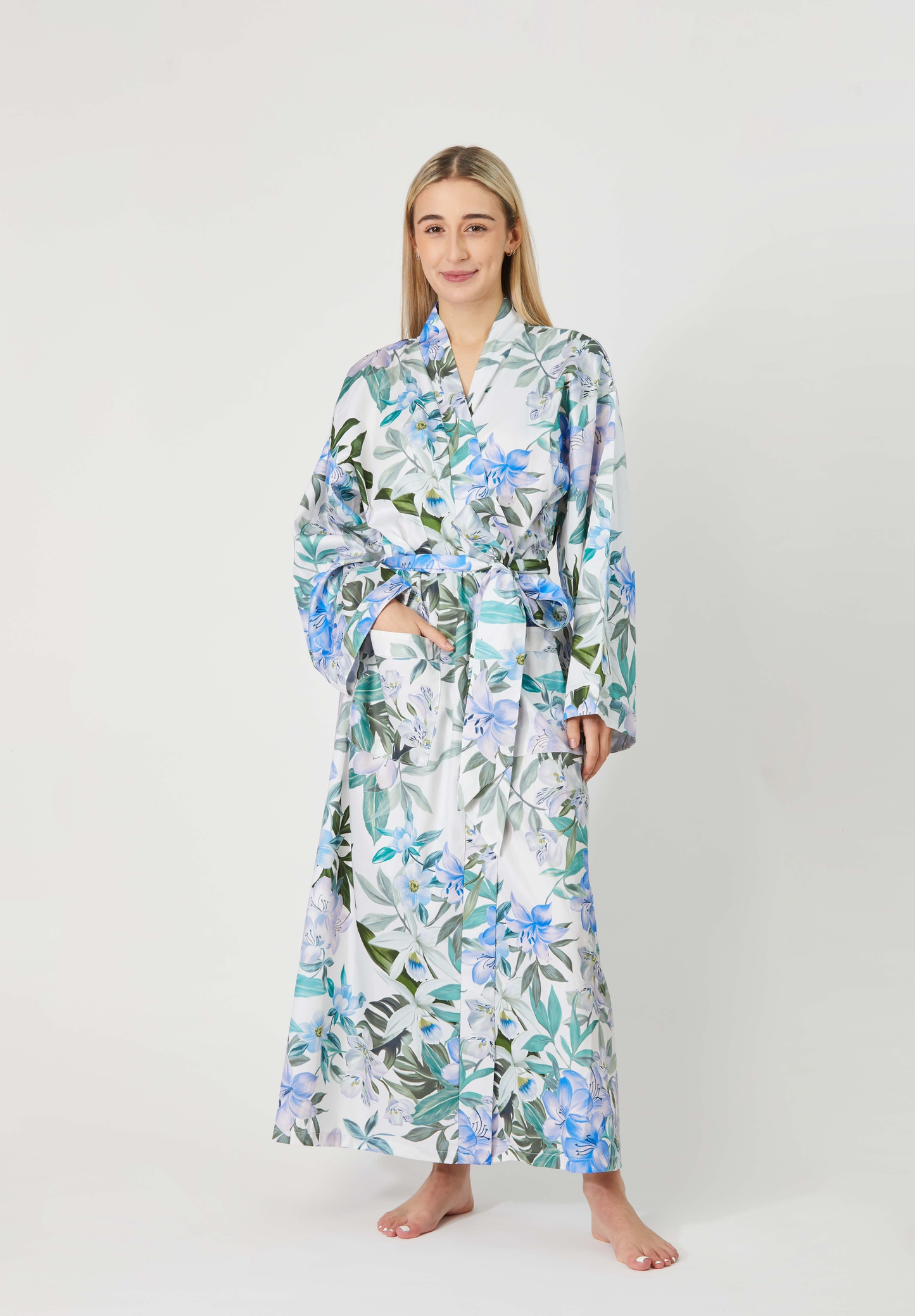 Blue Nymph Long Robe