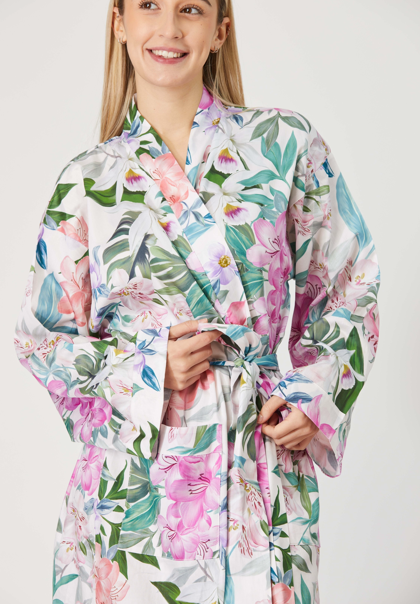 Pink Nymph Long Robe