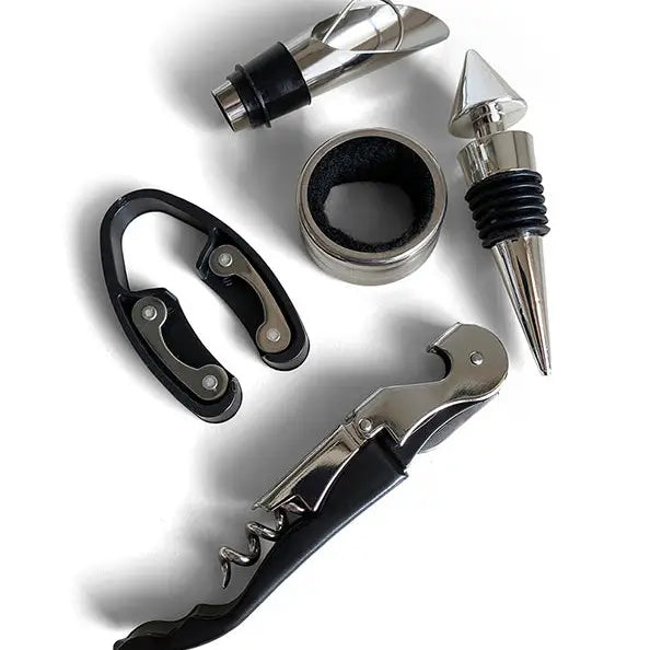 Wine Tool Gift Set - 5-in-1 Bottle
