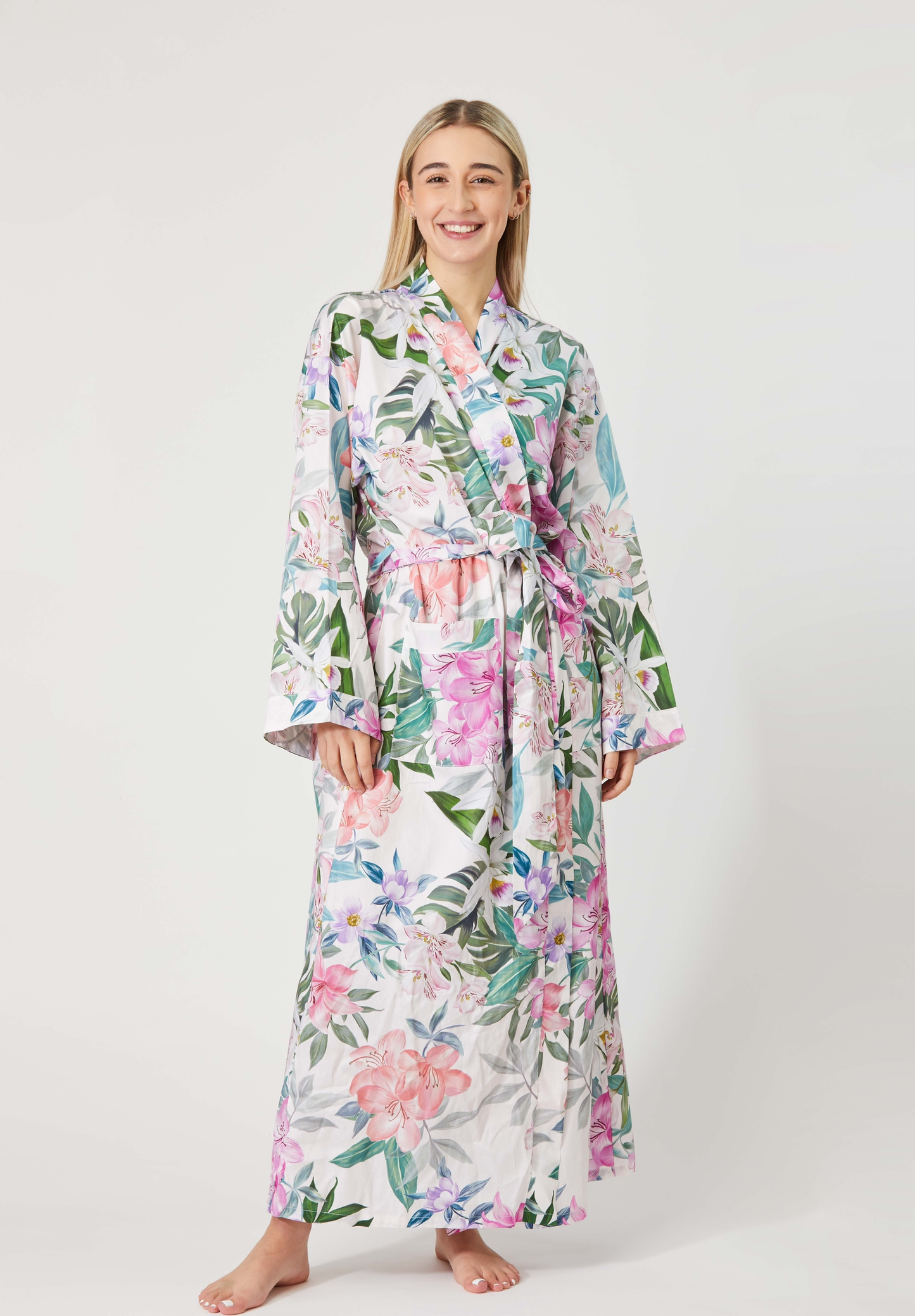 Pink Nymph Long Robe