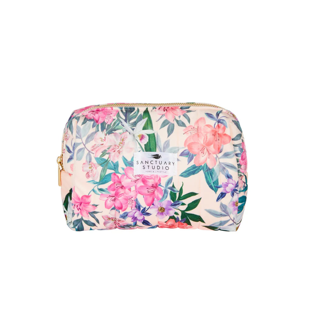 Pink Nymph Small Velvet Cosmetic Bag