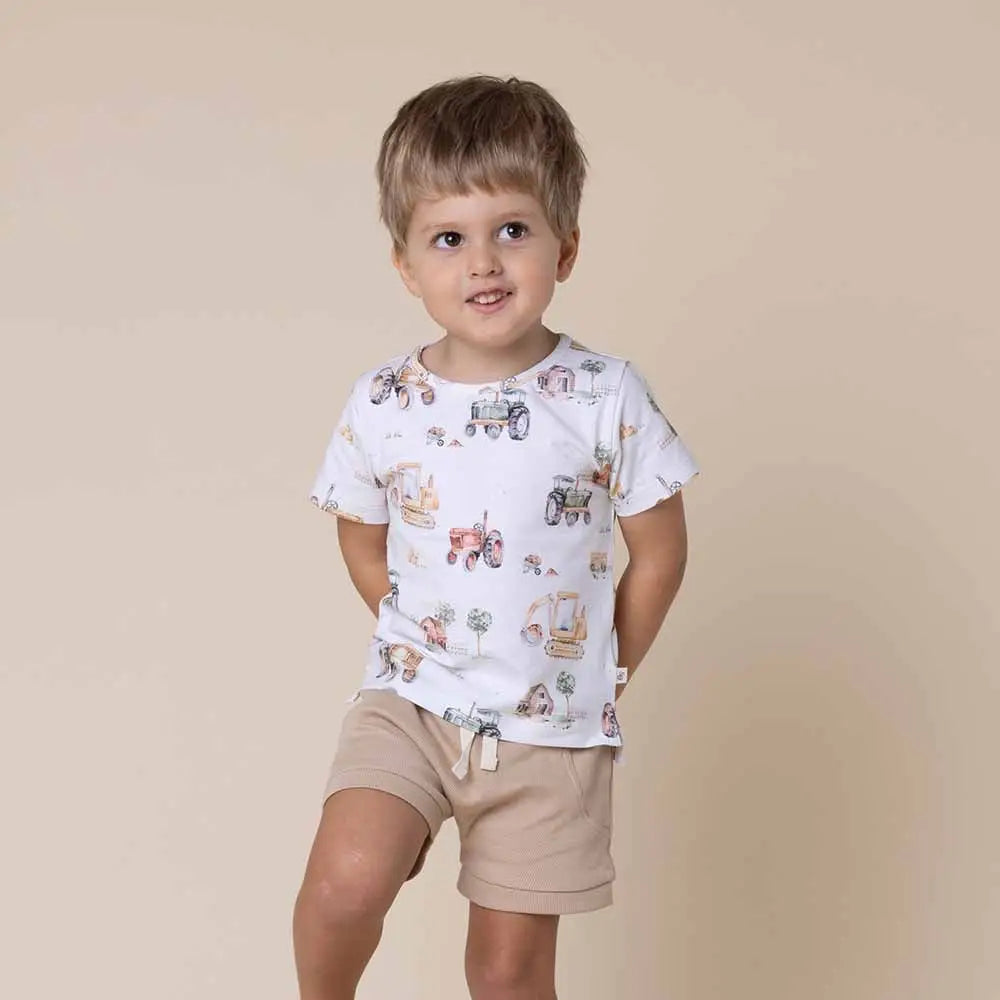 Diggers & Tractors Organic T-Shirt