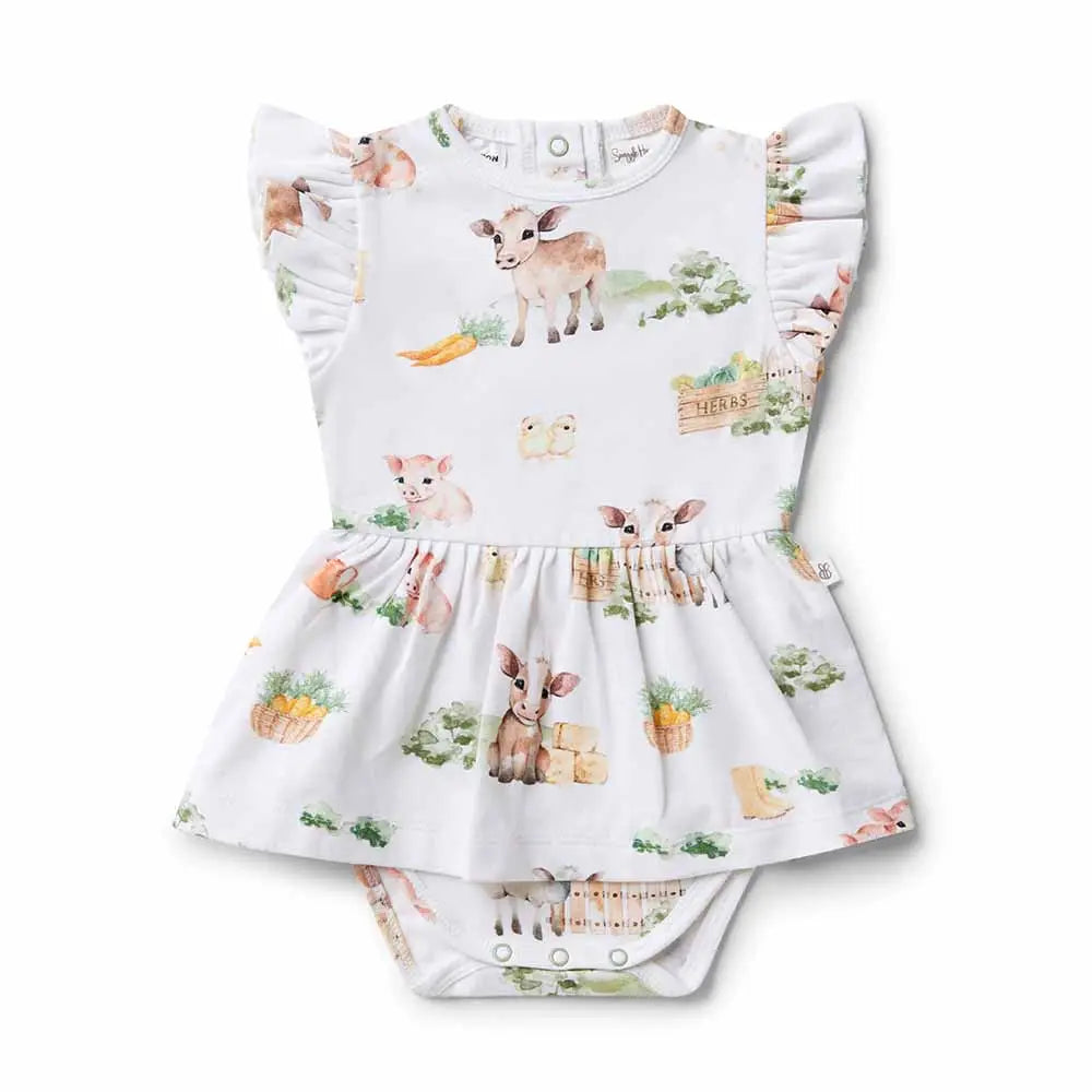Farm Short Sleeve Organic Dress