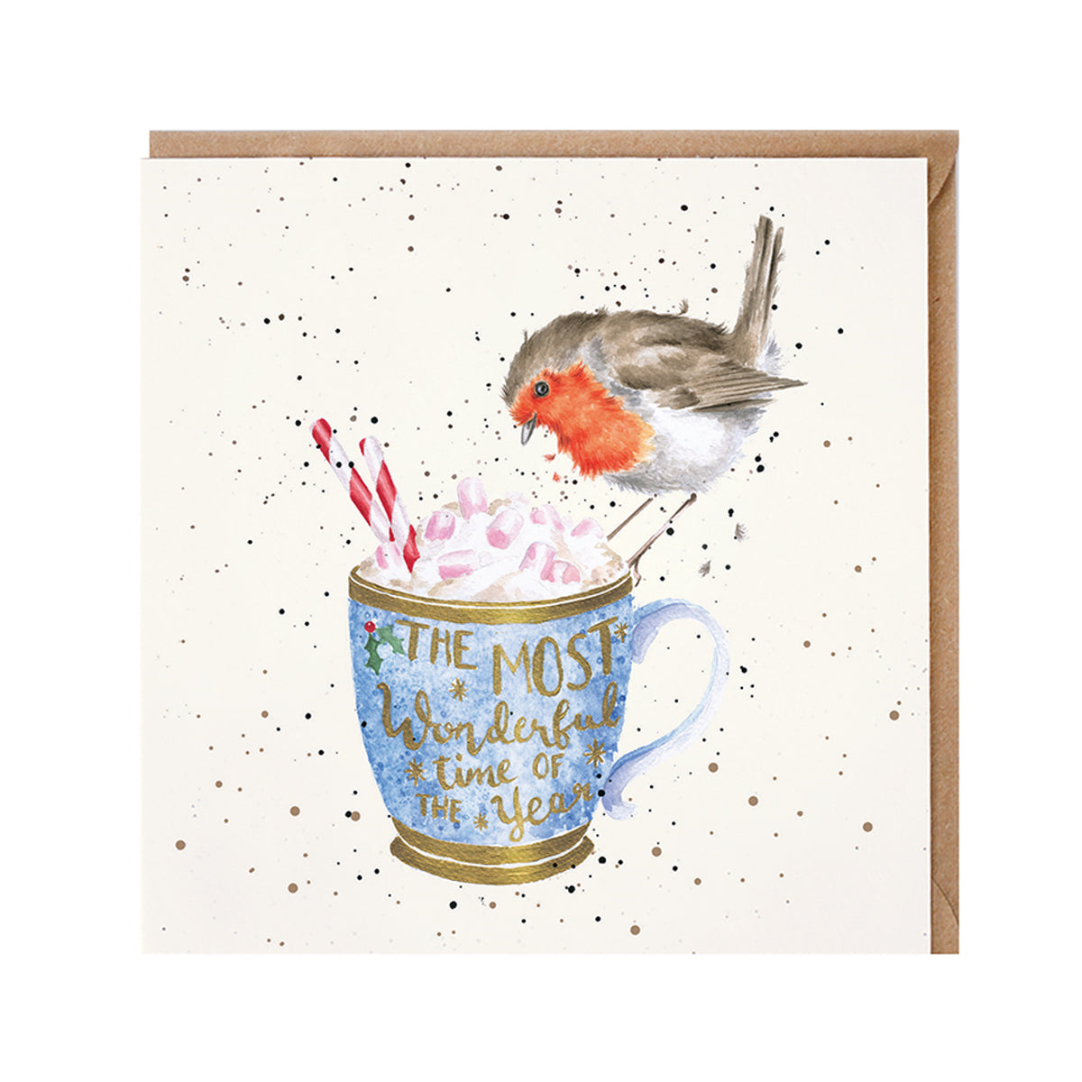 Wrendale Designs Christmas Card - ‘Winter Warmer’ (Robin)
