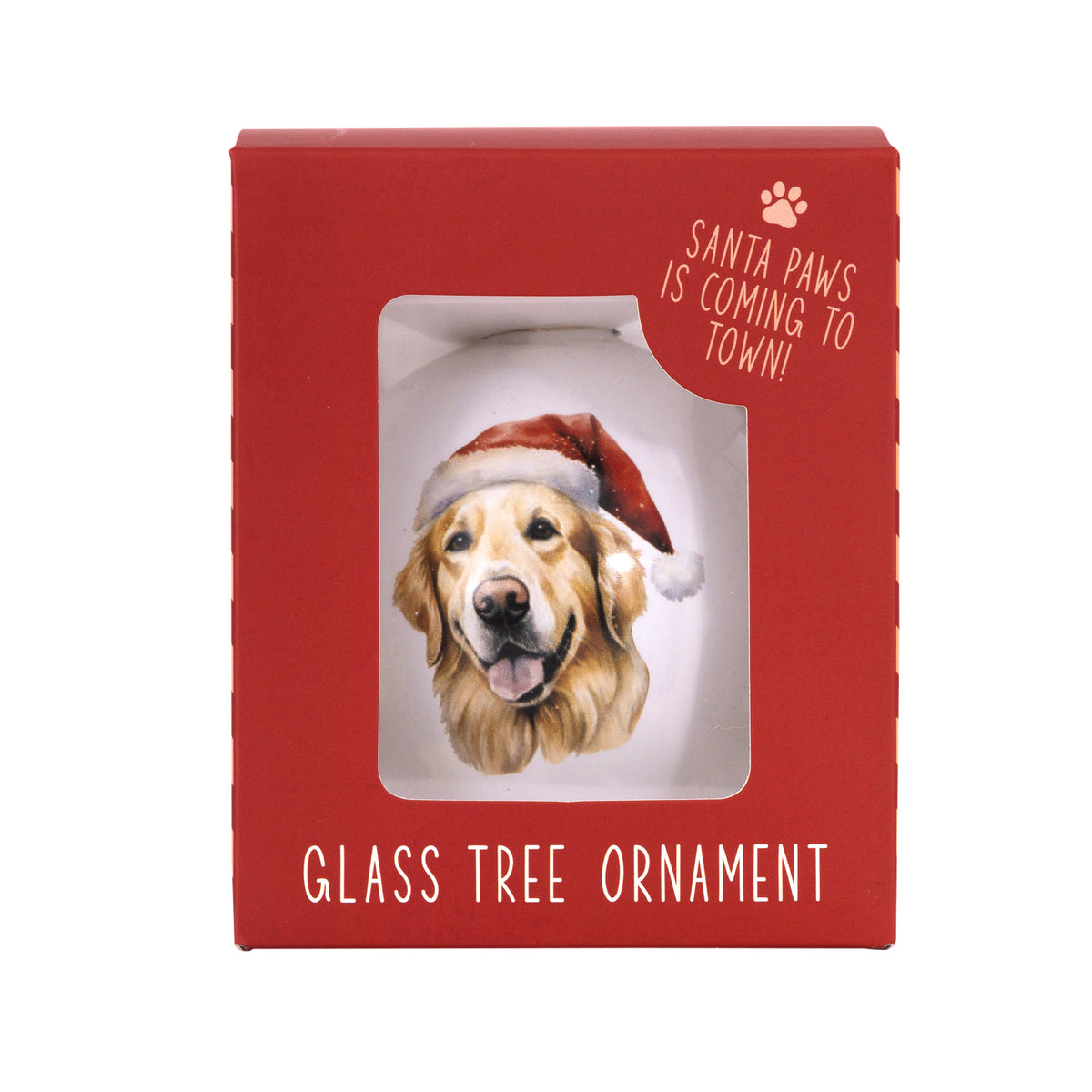 Christmas Golden Retriever Bauble