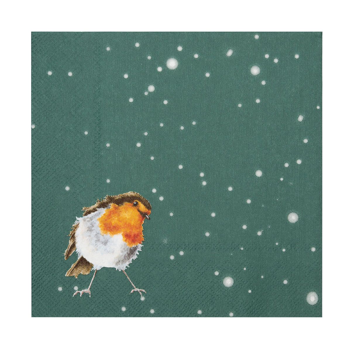 Wrendale Designs Christmas Premium Napkins - ‘Rockin’ Robins’