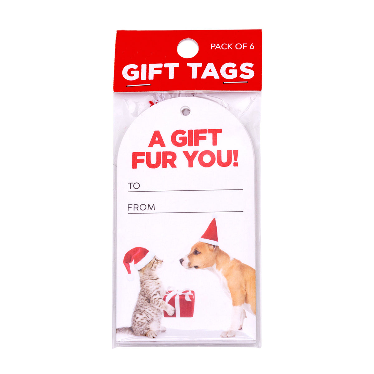 Christmas Gift Fur You Set Of 6 Gift Tags