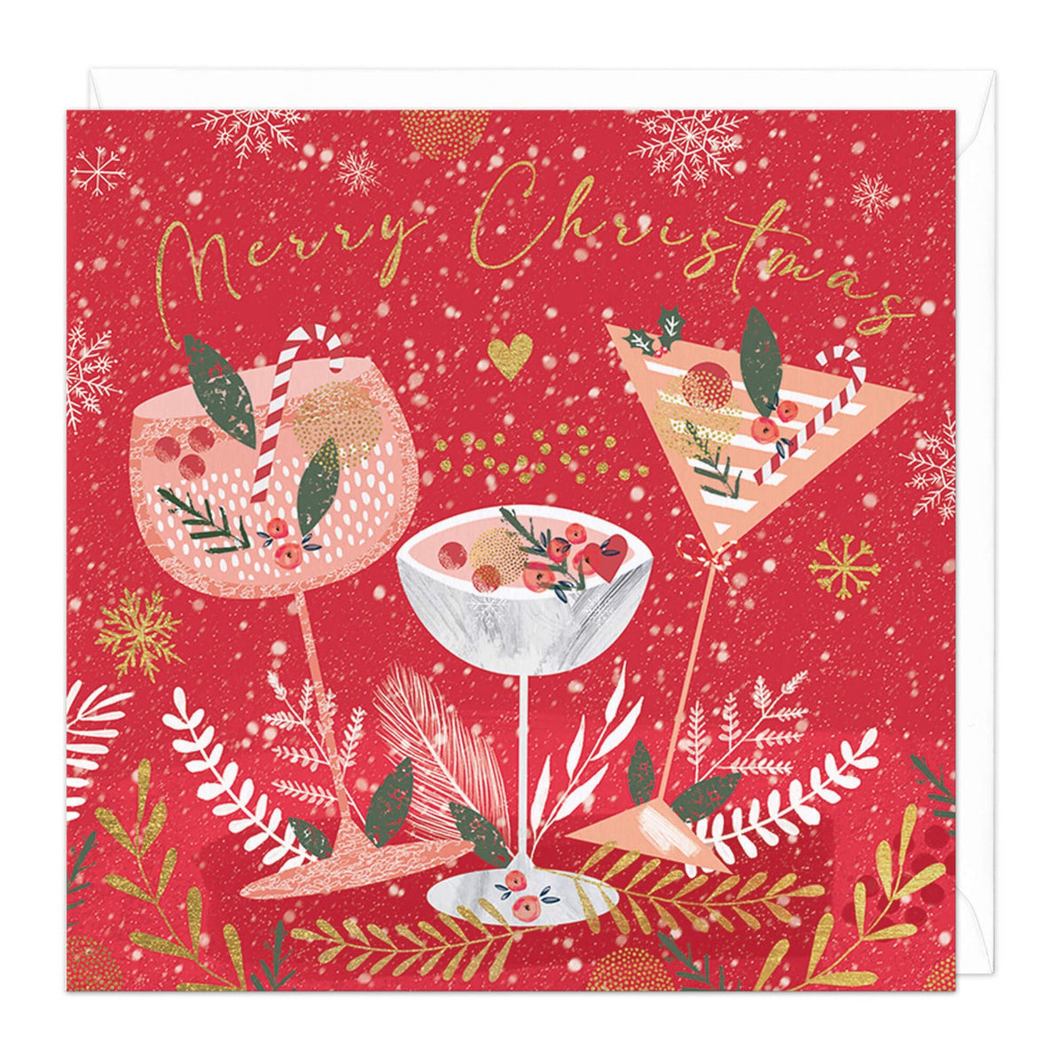 Whistlefish Christmas Card - Christmas Drinks