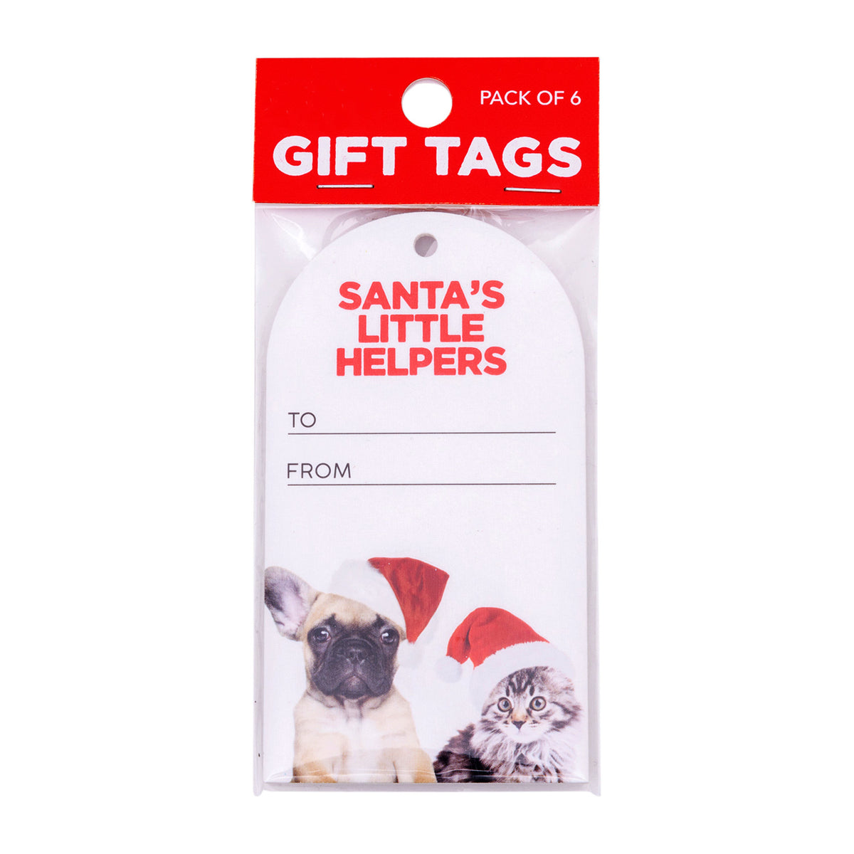Christmas Santa’s Little Helpers Set Of 6 Gift Tags
