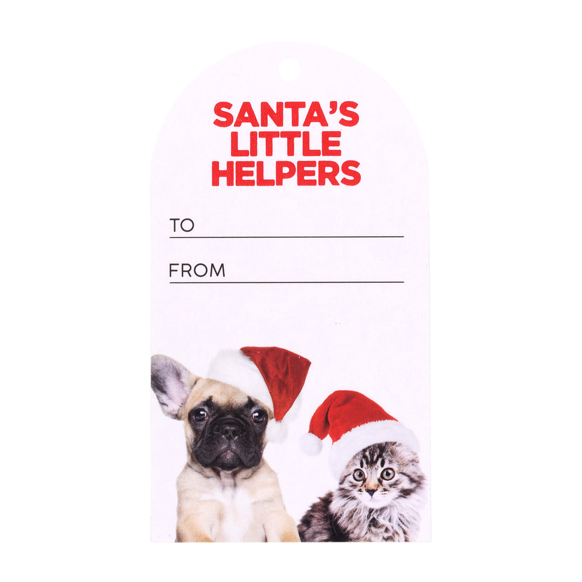 Christmas Santa’s Little Helpers Set Of 6 Gift Tags
