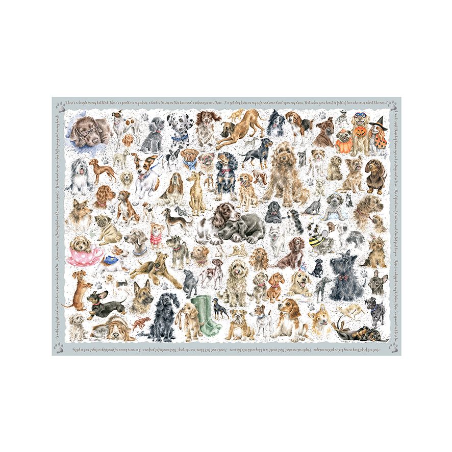 Wrendale Designs 1000 Piece Jigsaw Puzzle - A Dog’s Life
