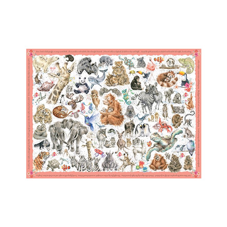 Wrendale Designs 1000 Piece Jigsaw Puzzle - Zoology