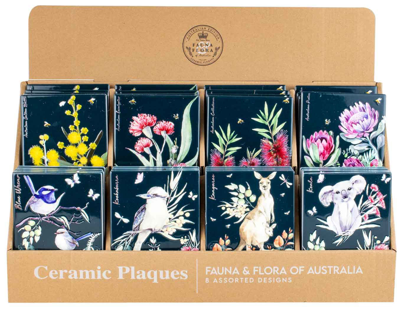 Australian Flora & Fauna Mini Plaques
