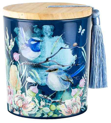 Australian Fauna Candle - Blue Wren