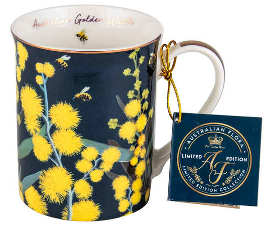 Australian Flora Mug - Golden Wattle
