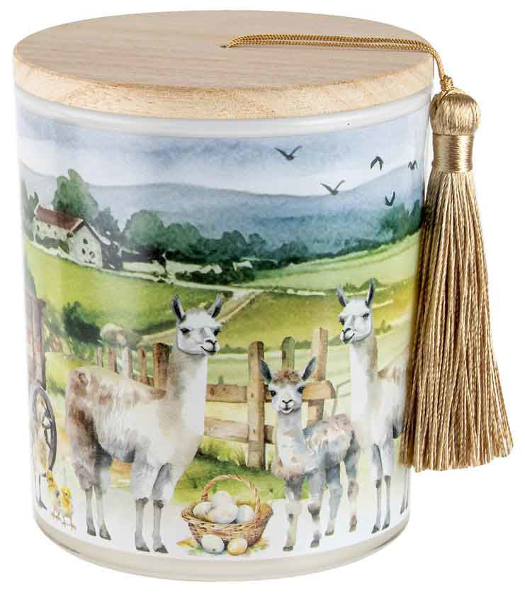 On The Farm Candle - Llama