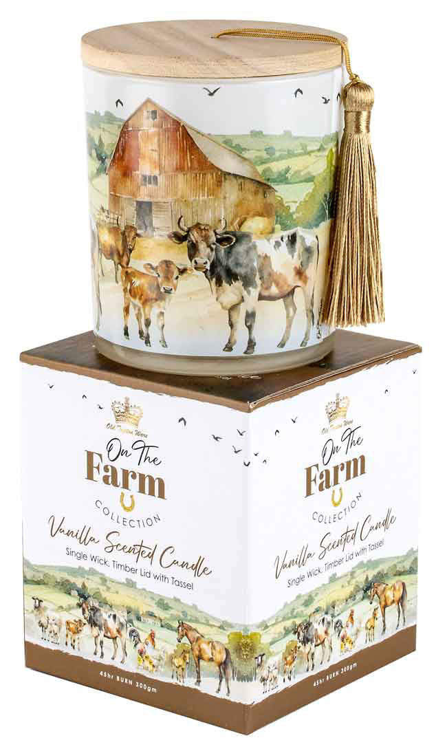 On The Farm Candle - Cow
