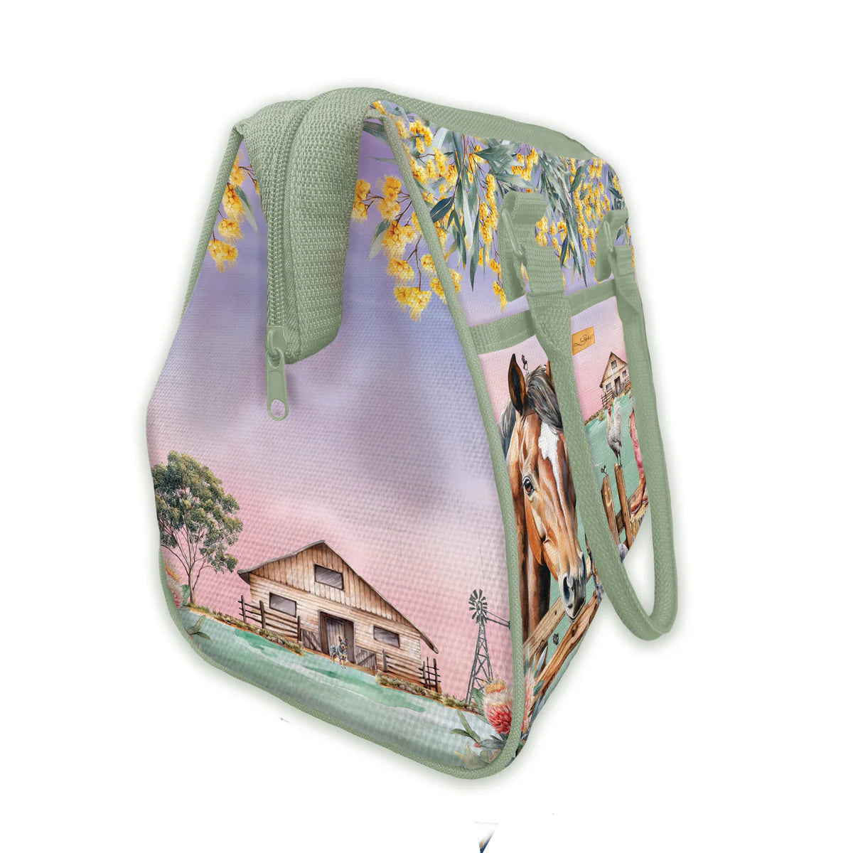 Insulated Lunch Cooler Bag - Country Dusk