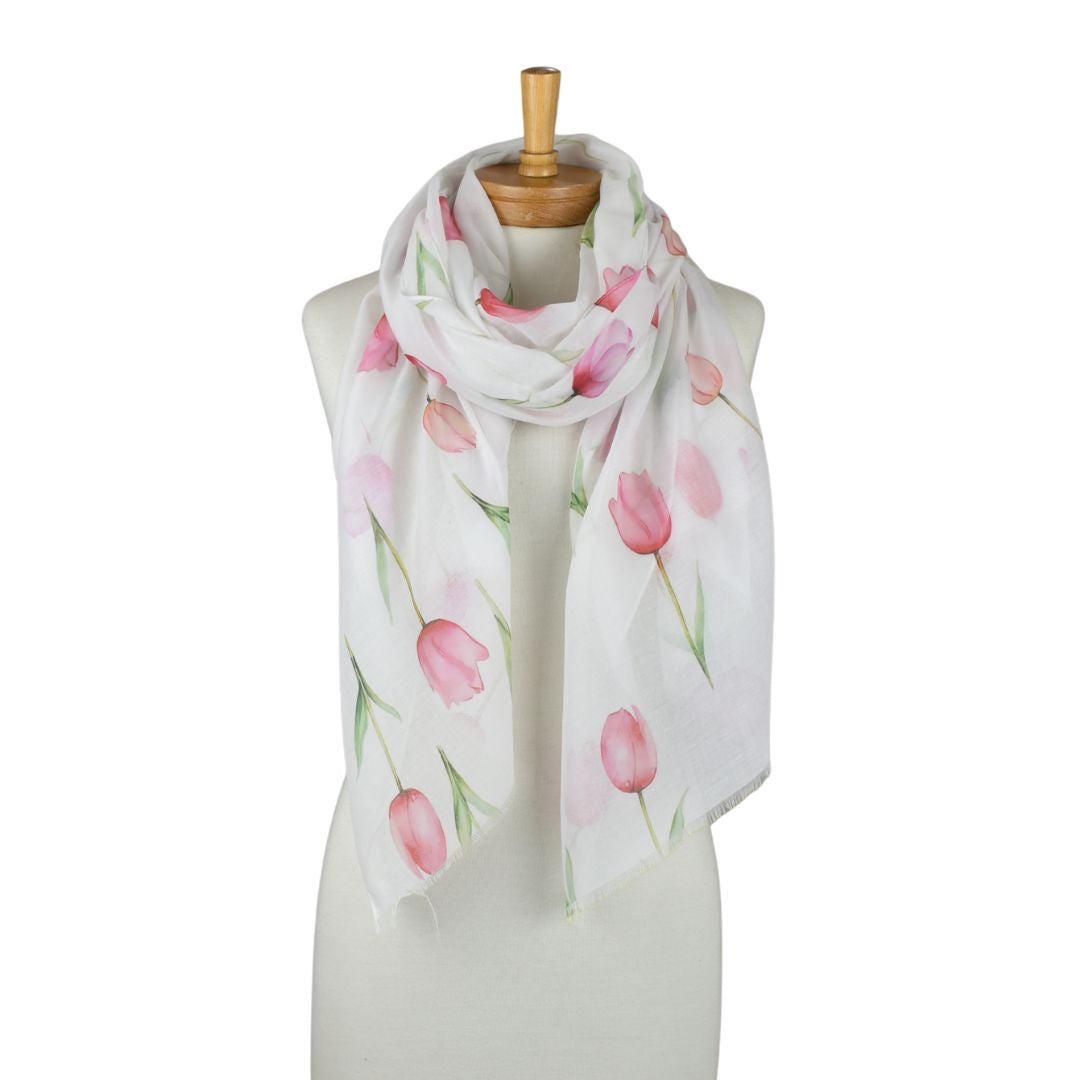 Blooming Tulips Scarf