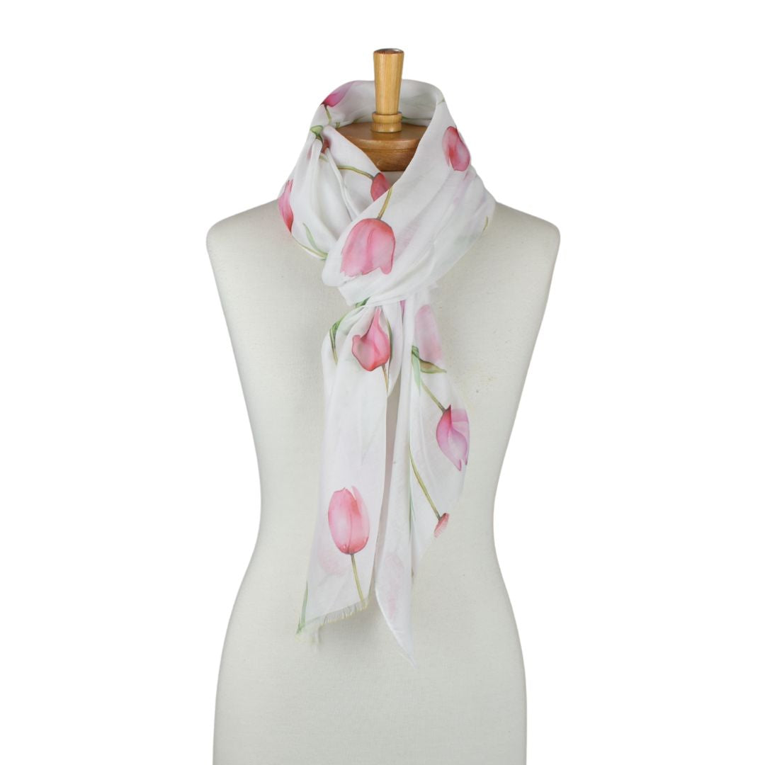 Blooming Tulips Scarf