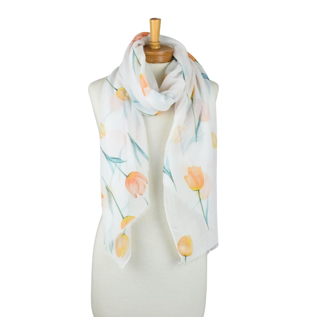Blooming Tulips Scarf