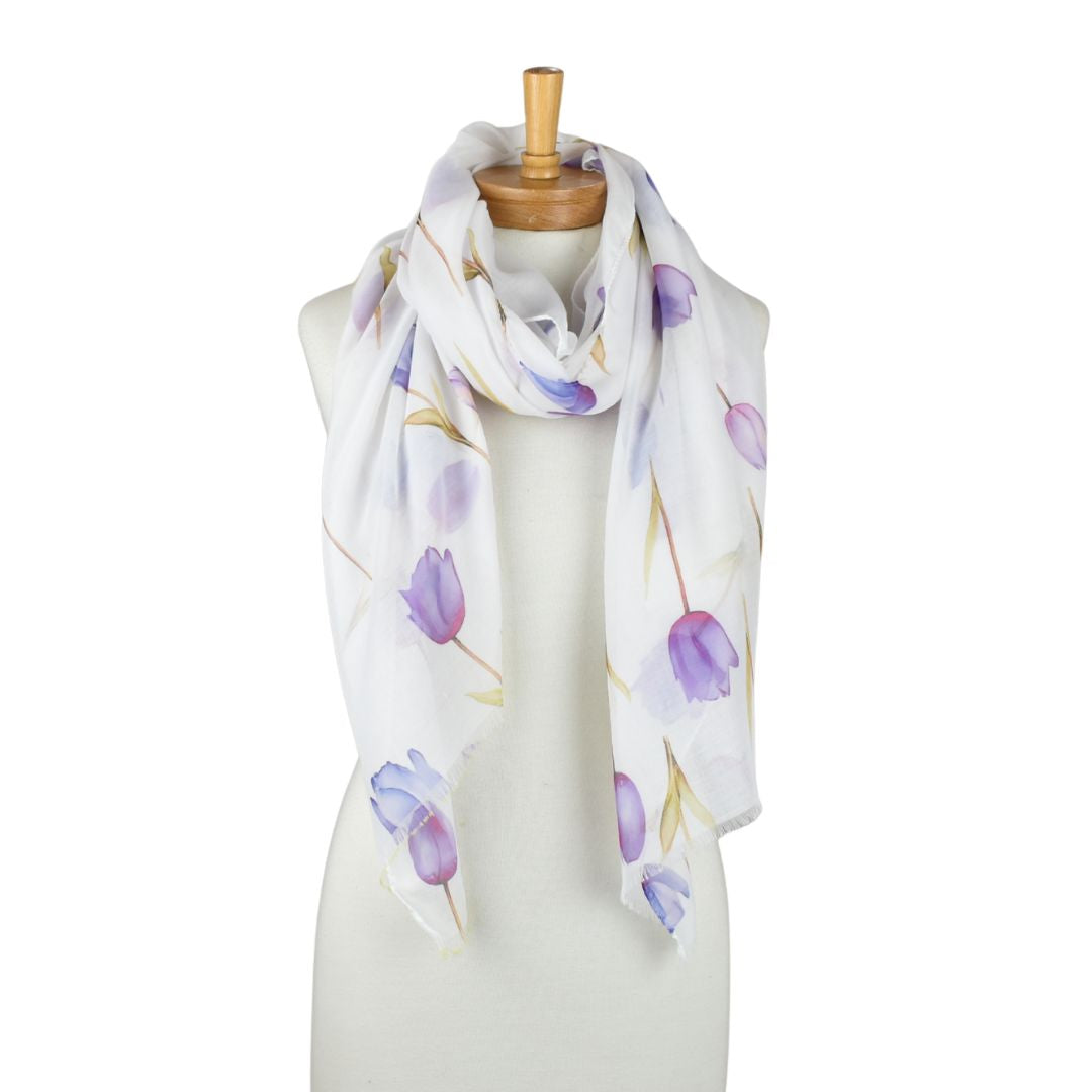 Blooming Tulips Scarf