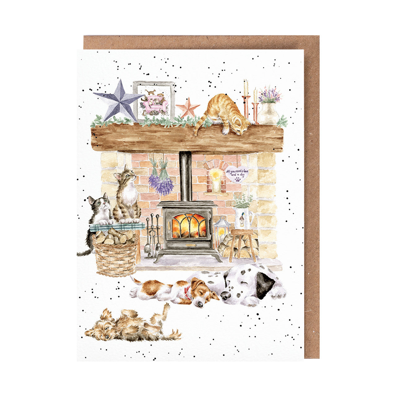 Wrendale Designs Card - There’s No Place Like Home (Dogs & Cats)