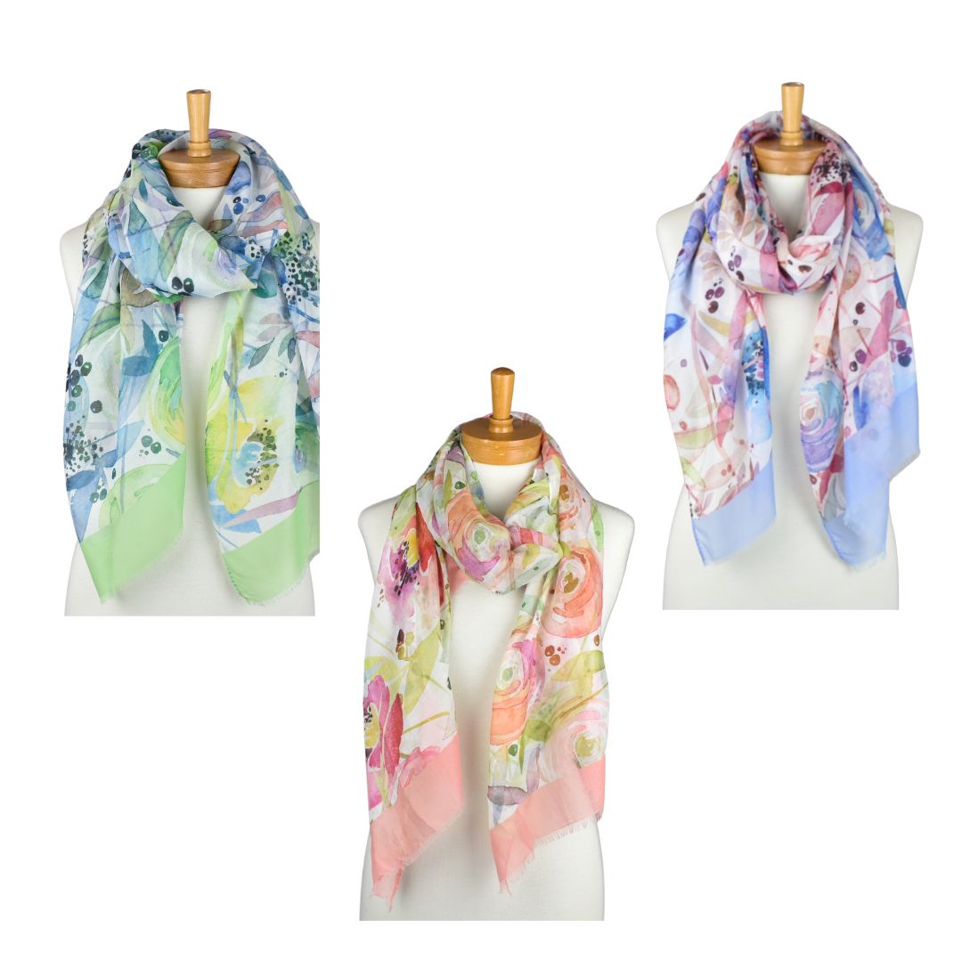 Botanical Bloom Scarf