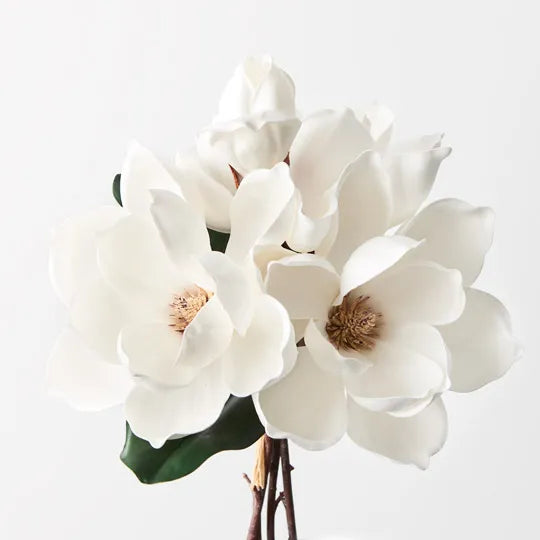 Magnolia Japanese Bouquet - White 35cm