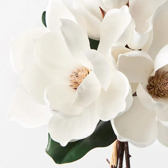Magnolia Japanese Bouquet - White 35cm