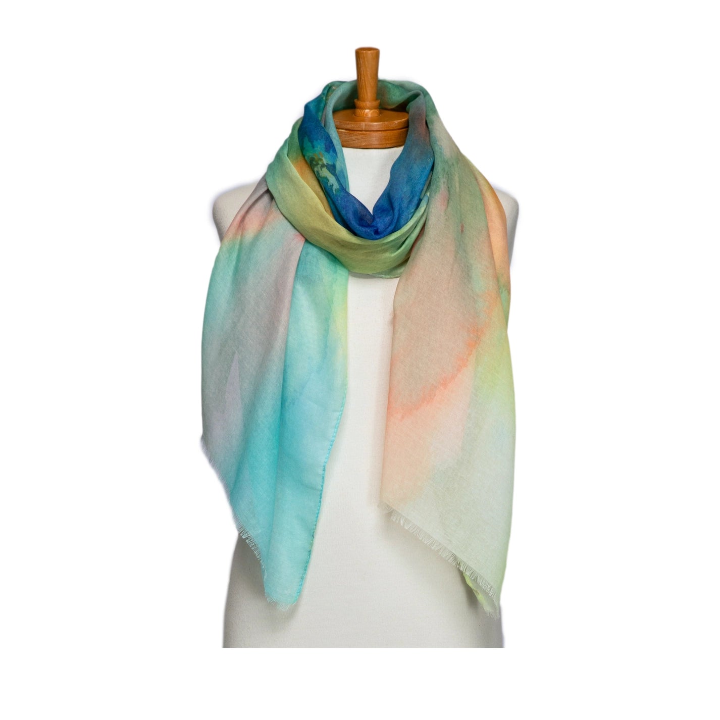 Multicolour Abstract Artwork Scarf