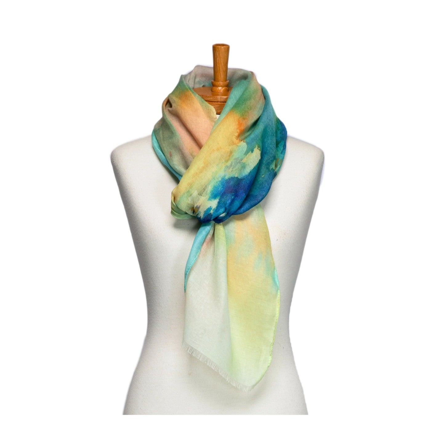 Multicolour Abstract Artwork Scarf