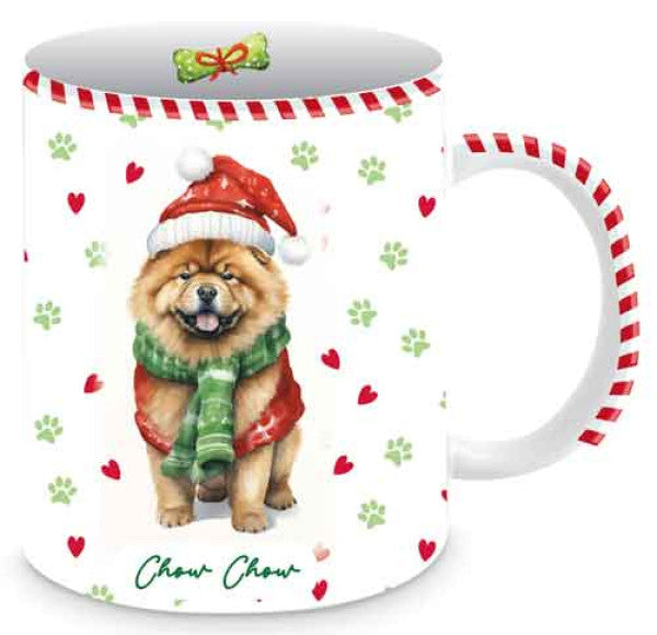 Merry Muddy Paws Mug - Chow Chow