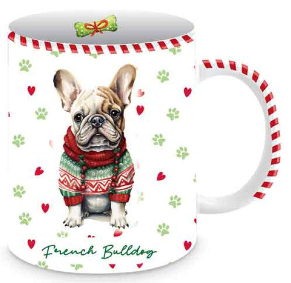 Merry Muddy Paws Mug - French Bulldog