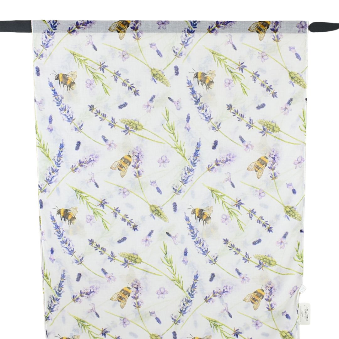 Lavender Bees Garden Scarf