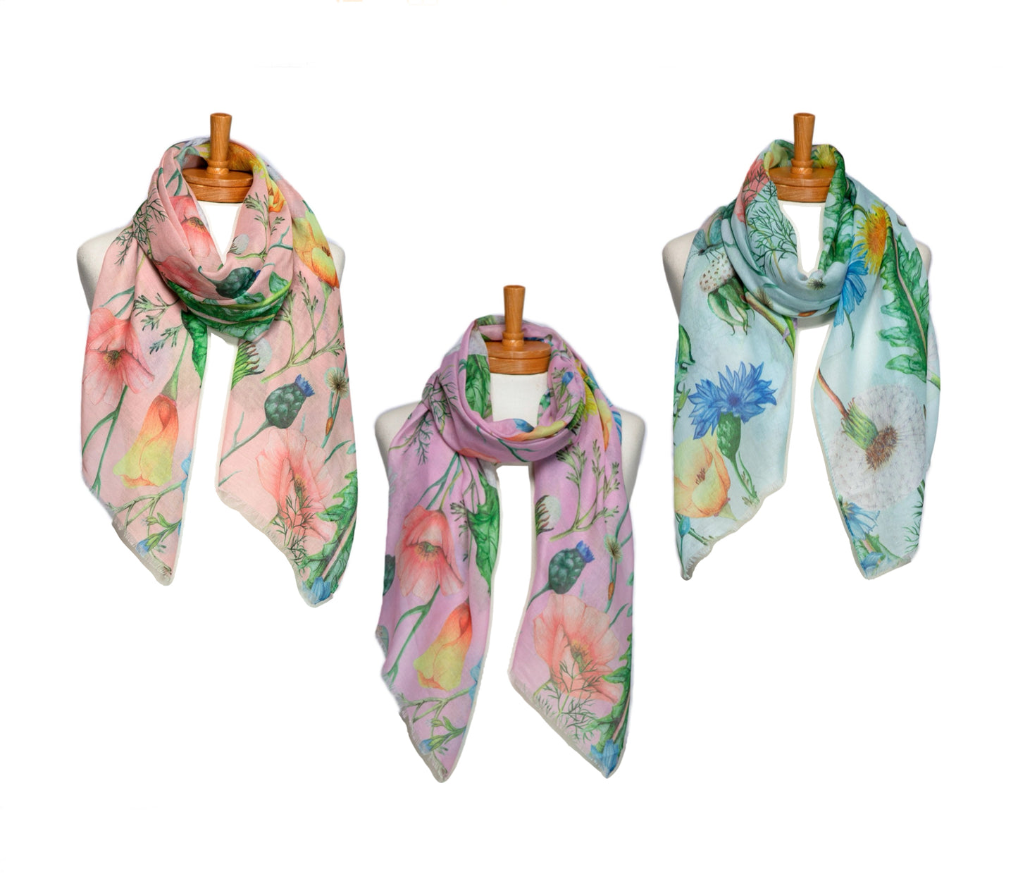 Dandelions & Wildflowers Scarf