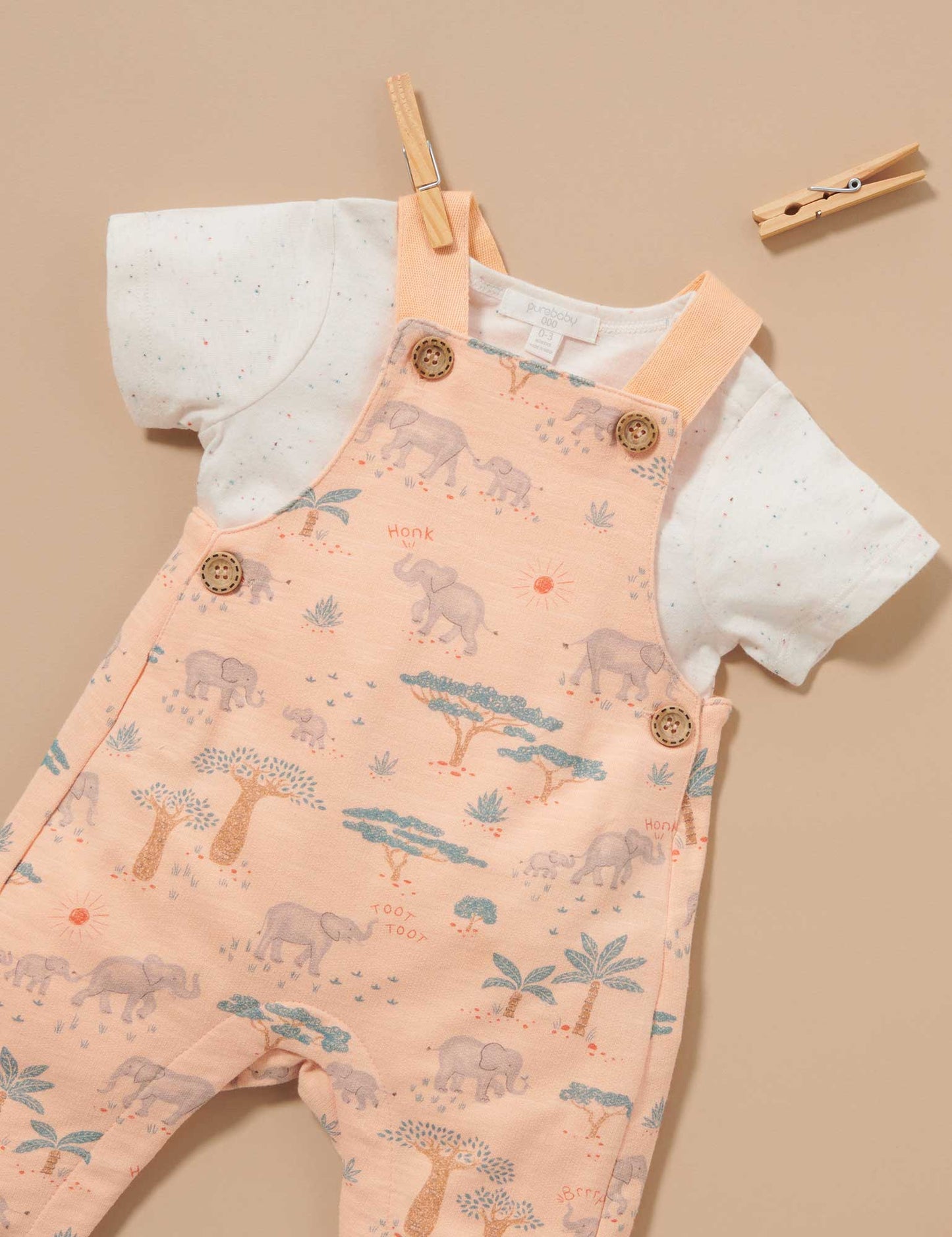 Elephant Overall Set