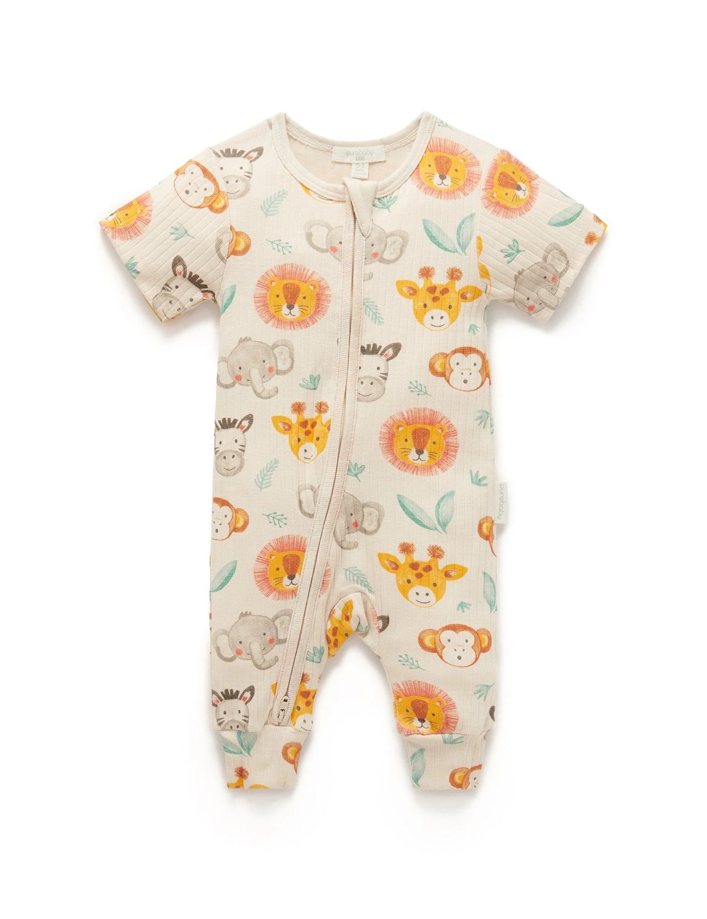 Savanna Rib Zip Growsuit